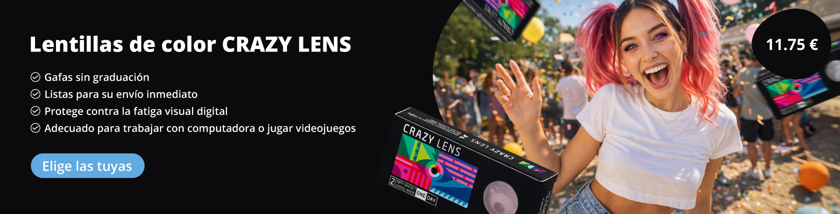 37 diseños originales, versiones graduadas y sin graduar, alto contenido
de agua, filtro UV