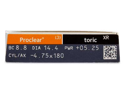 Proclear Toric XR (3 Lentillas) - Previsualización de atributos