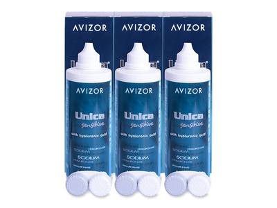 Líquido Avizor Unica Sensitive 3 x 350 ml 