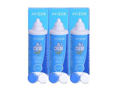 Líquido Avizor All Clean Soft 3 x 350 ml 