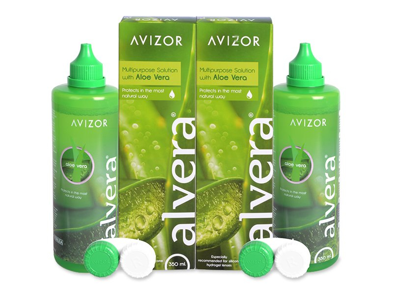 Líquido Alvera 2 x 350 ml  - Pack ahorro - solución doble