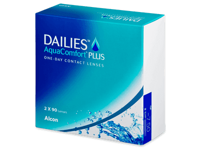 Dailies AquaComfort Plus (180 Lentillas) - Lentillas diarias desechables