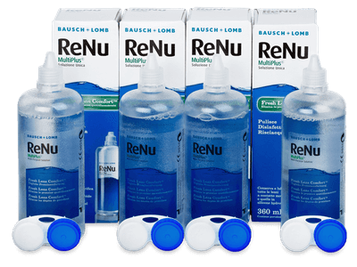 Líquido ReNu MultiPlus 4 x 360 ml - Pack ahorro - 4-solución 