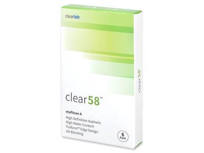 Clear 58 (6 Lentillas) - Diseño antiguo