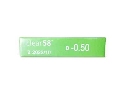 Clear 58 (6 Lentillas) - Previsualización de atributos