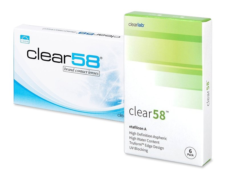Clear 58 (6 Lentillas) - Lentillas quincenales