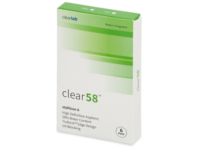 Clear 58 (6 Lentillas) - Lentillas quincenales