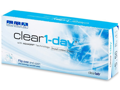 Clear 1-Day (30 Lentillas) - Lentillas diarias desechables