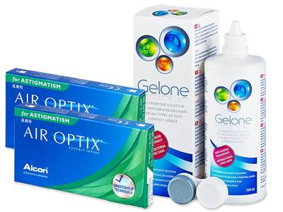 Air Optix for Astigmatism (2x3 Lentillas) + Gelone 360ml