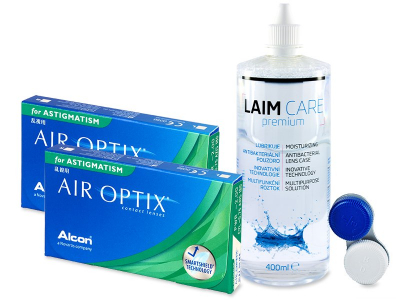 Air Optix for Astigmatism (2x3 Lentillas) + Laim Care 400ml