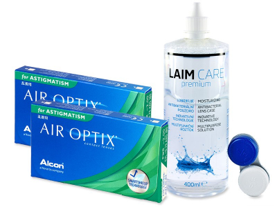 Air Optix for Astigmatism (2x3 Lentillas) + Laim Care 400ml