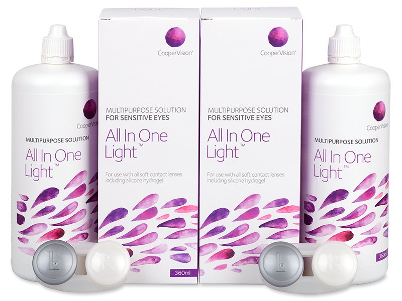 Líquido All In One Light 2 x 360 ml  - Pack ahorro - solución doble