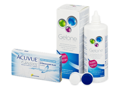 Acuvue Oasys for Astigmatism (6 lentillas) + Líquido Gelone 360 ml