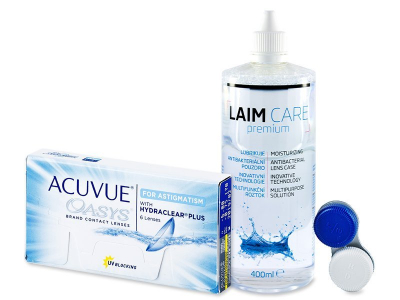 Acuvue Oasys for Astigmatism (6 lentillas) + Líquido Laim-Care 400 ml