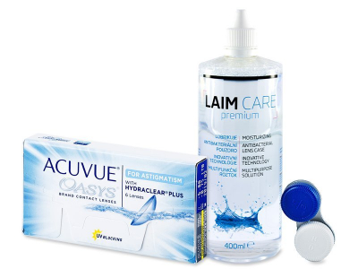Acuvue Oasys for Astigmatism (6 lentillas) + Líquido Laim-Care 400 ml