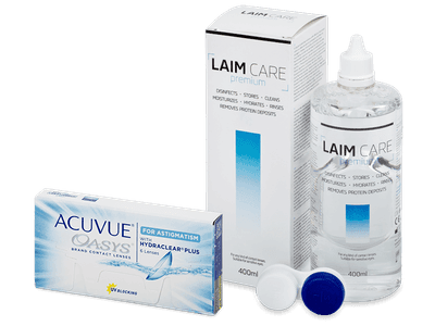 Acuvue Oasys for Astigmatism (6 lentillas) + Laim Care 400 ml