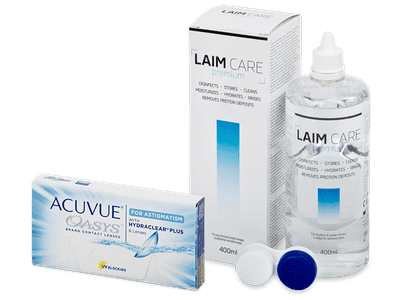 Acuvue Oasys for Astigmatism (6 lentillas) + Laim Care 400 ml