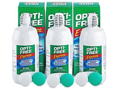 Líquido OPTI-FREE Express 3 x 355 ml - Diseño antiguo