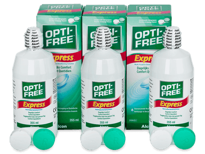 Líquido OPTI-FREE Express 3 x 355 ml - Pack ahorro - solución triple