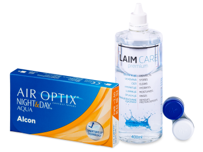 Air Optix Night and Day Aqua (6 lentillas) + Líquido Laim-Care 400ml