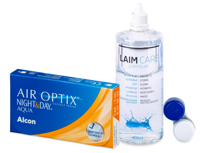 Air Optix Night and Day Aqua (6 lentillas) + Líquido Laim-Care 400ml