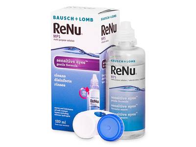 Líquido ReNu MPS Sensitive Eyes 120 ml  - Diseño antiguo