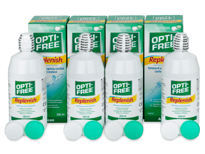 Líquido OPTI-FREE RepleniSH 4x 300 ml 