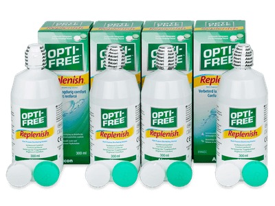 Líquido OPTI-FREE RepleniSH 4x 300 ml - Pack ahorro - 4-solución 