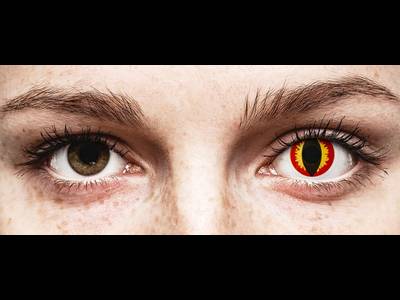 ColourVUE Crazy Lens - Dragon Eyes - Sin graduación (2 lentillas)