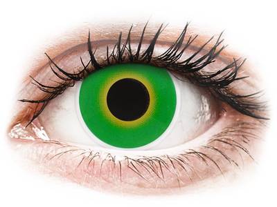 ColourVUE Crazy Lens - Hulk Green - Sin graduación (2 lentillas)
