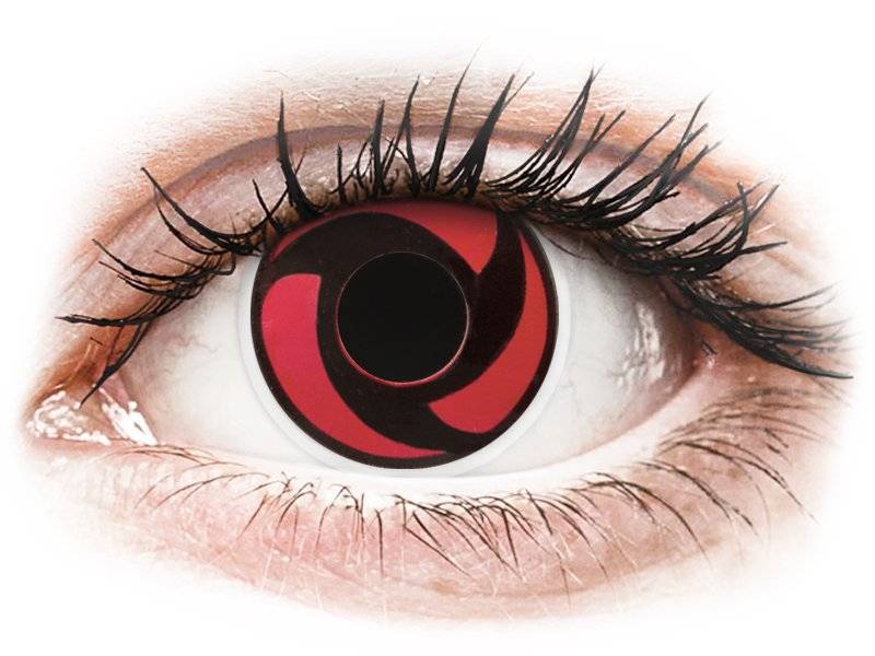 ColourVUE Crazy Lens Mangekyu Sin graduaci n 2 lentillas