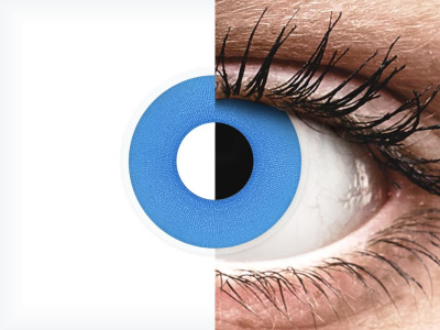 ColourVUE Crazy Lens - Sky Blue - Sin graduación (2 lentillas)