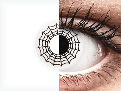 ColourVUE Crazy Lens - Spider - Sin graduación (2 lentillas)
