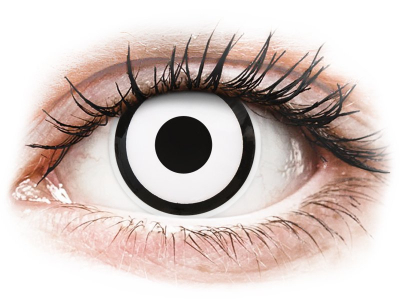 ColourVUE Crazy Lens - White Zombie - Sin graduación (2 lentillas)