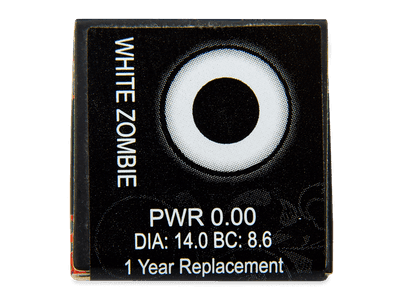 ColourVUE Crazy Lens - White Zombie - Sin graduación (2 lentillas) - Previsualización de atributos