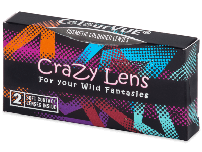 ColourVUE Crazy Glow Blue - Sin graduación (2 lentillas) - Este producto también está disponible en esta variación de empaque