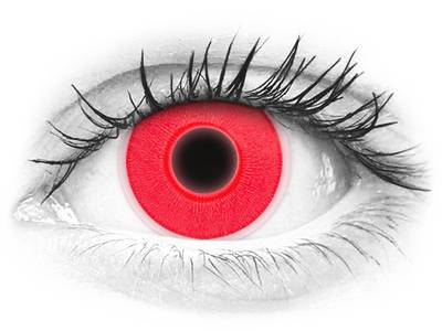 ColourVUE Crazy Glow Red - Sin graduación (2 lentillas)