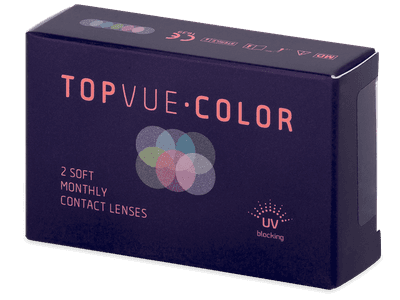 TopVue Color - Grey - Graduadas (2 lentillas) - Lentillas de colores