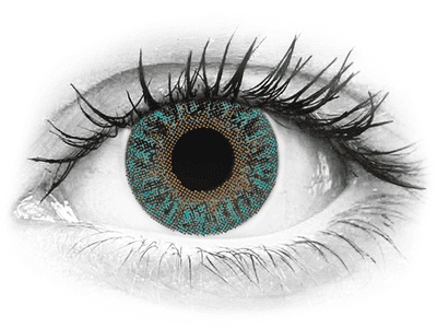 TopVue Color - Turquoise - Graduadas (2 lentillas)