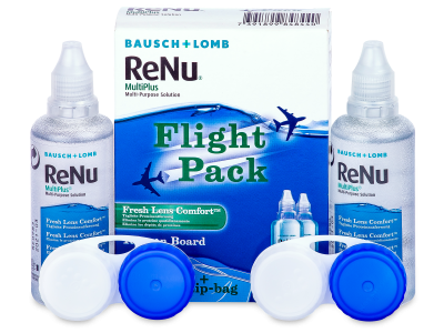 Líquido ReNu Multiplus flight pack 2 x 60 ml - líquido de limpieza