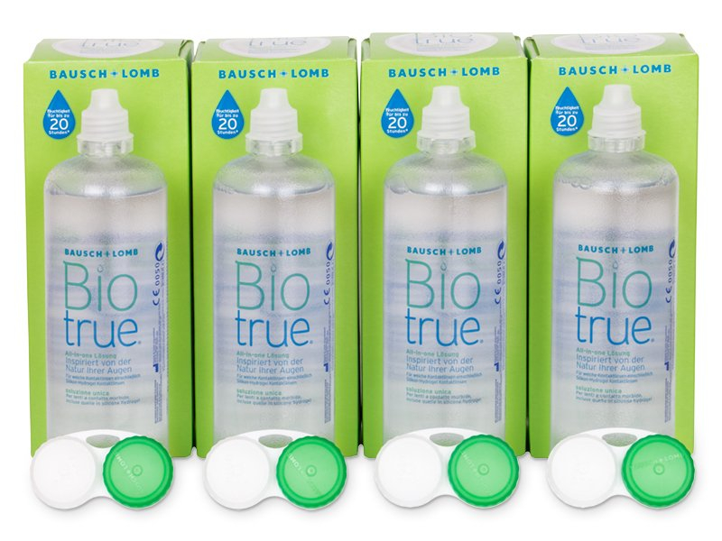 Líquido Biotrue 4x 300 ml  - Pack ahorro - 4-solución 