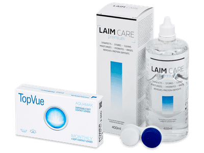 TopVue Monthly (6 Lentillas) + Laim Care 400 ml