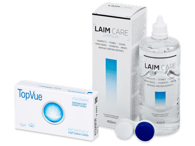 TopVue Monthly (6 Lentillas) + Laim Care 400 ml