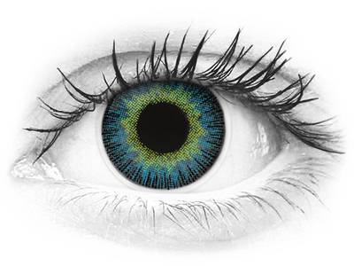 ColourVUE Fusion Yellow Blue - Graduadas (2 lentillas)