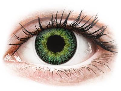 ColourVUE Fusion Green Yellow - Sin graduación (2 lentillas)