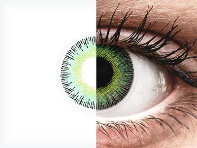 ColourVUE Fusion Green Yellow - Sin graduación (2 lentillas)