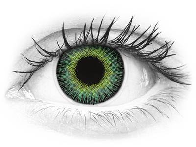 ColourVUE Fusion Green Yellow - Sin graduación (2 lentillas)