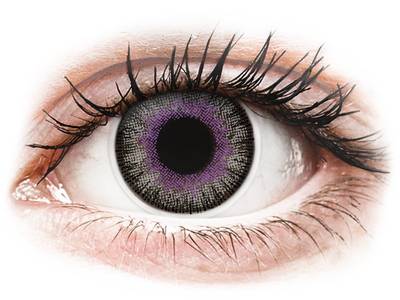 ColourVUE Fusion Violet Gray - Sin graduación (2 lentillas) - Lentillas de colores