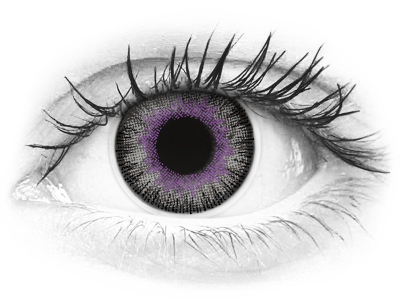ColourVUE Fusion Violet Gray - Sin graduación (2 lentillas)