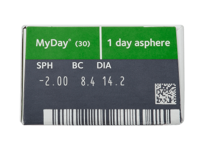 MyDay daily disposable (30 lentillas) - Previsualización de atributos